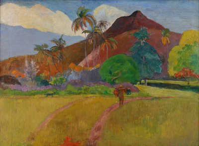 Tahitian Landscape by Paul Gauguin